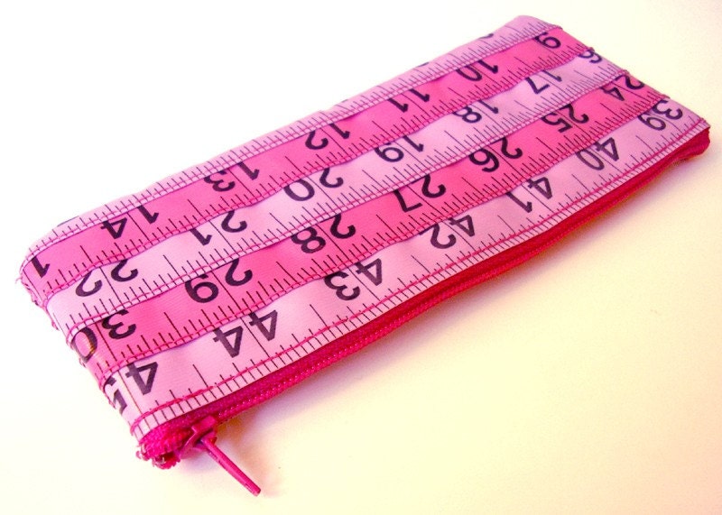 Pink and Purple Measuring Tape Case