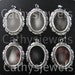 Fancy Cameo Cab Setting With Bail 25x18 Set Of Six
