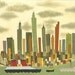 Manhattan. Limited edition 13x19 print by Matte Stephens.