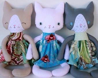 SALE Violet PDF Doll Pattern