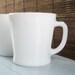 Set of 4 Vintage Milk Glass Anchor Hocking Mugs