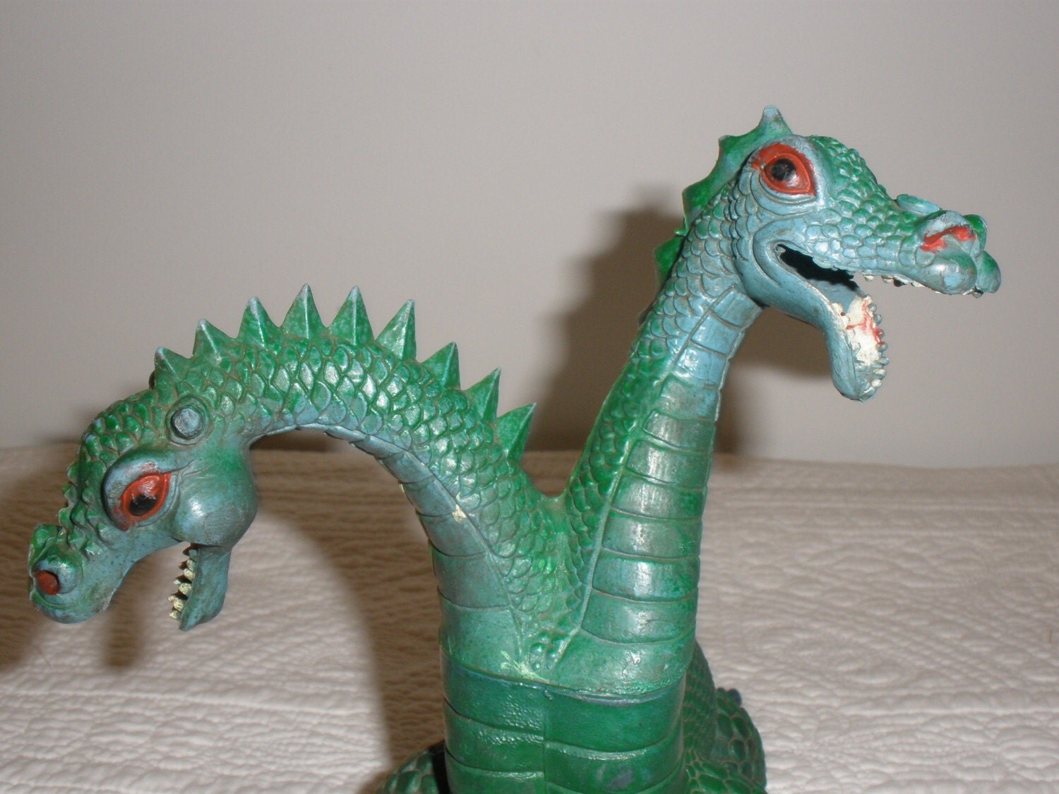 Vintage Two headed dragon/monster Toy by MichelleBass on Etsy