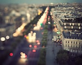 Midnight in Paris - Paris Photography, Romantic, Cityscape, View, Whimsical Travel Photography, Dreamy Streets