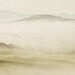The Disappearance - Tuscany Photograph, Italy, Fog, Landscape Photography, Spring, Pastel, Pale Cream and Soft White