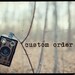 CUSTOM order for Serena