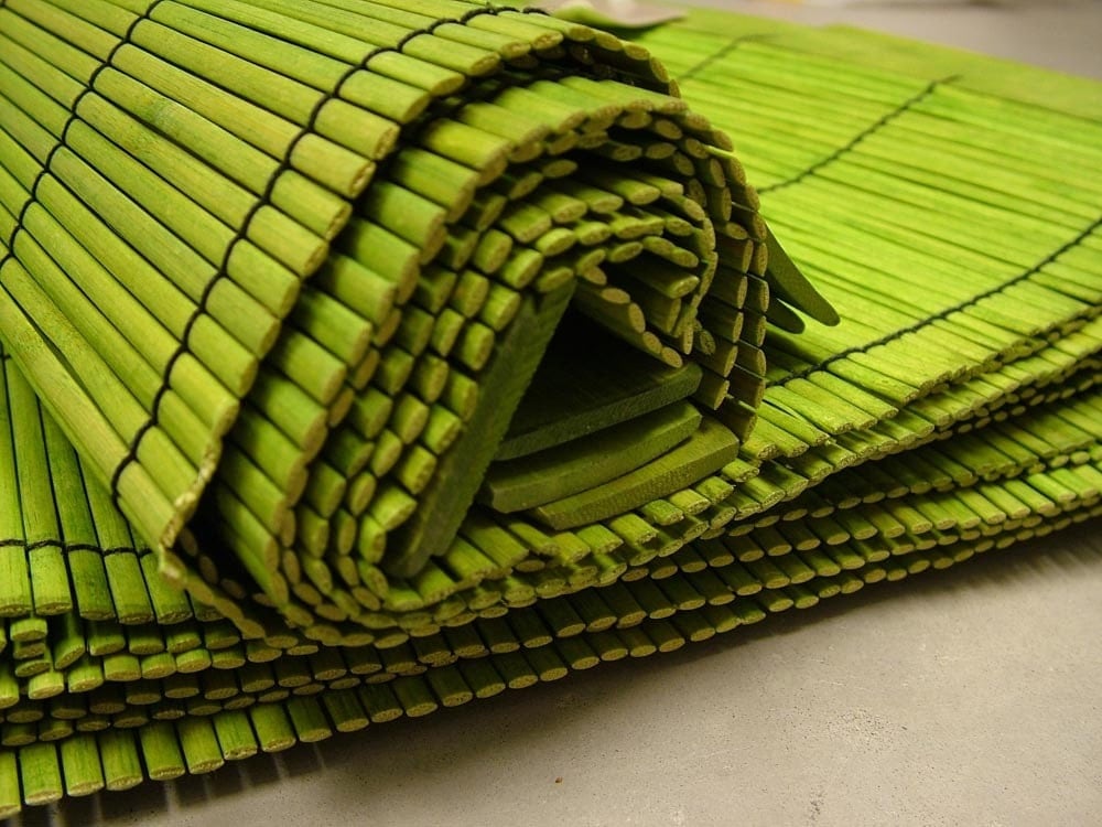 Green Bamboo Placemats