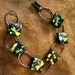 Dragonfly Fused Glass Link Bracelet Dichroic Fused Glass Link Bracelet Dichroic Jewelry