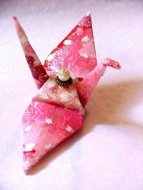 Washi Cherry Blossom Wedding Cake Topper Party Favor Peace