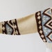 80s Vintage Chunky Wool Sweater . ESPRIT . Oversized Cropped Jumper . navajo . aztec . ethnic