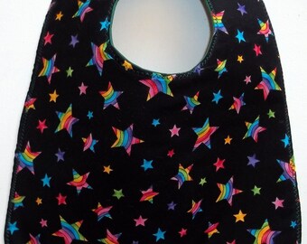 Baby Bib Rainbow Stars