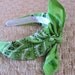 Wide Rockabilly Bandana Knot Headband (LIME GREEN)