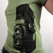 seagull camera shirt - heathered green