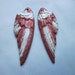 Angel Wings Original Iridized Red/Shimmering White Medium Size on Etsy