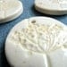 Ceramic Pendants with Queen Anne's Lace - Set of Three