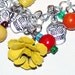 Day of the Dead Roses and Sugar Skulls Charm Bracelet