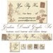Etsy Banner, Business Card and Avatar Set - From France with Love, Dressform, Flowers, Vintage