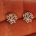 Full Lotus Post Earrings