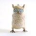 Spun Cotton Vintage Style Horned Owl Ornament/Figure OOAK