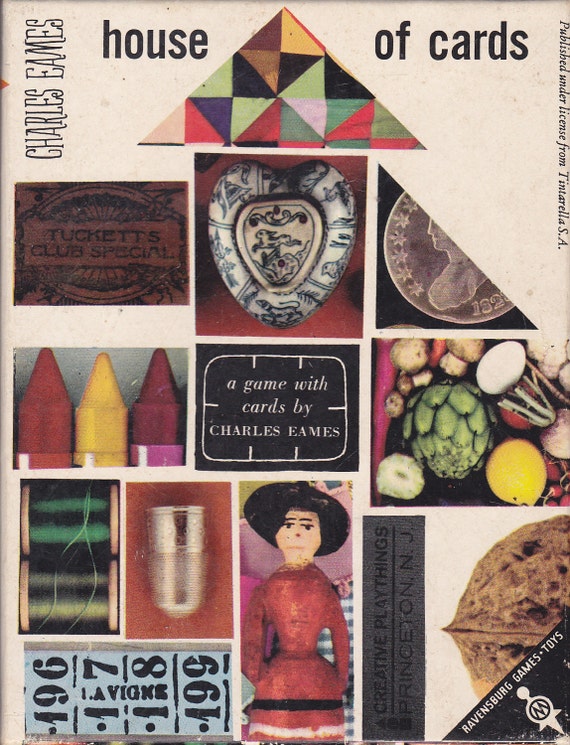 House eames  Germany house   of  cards Western Eames Vintage Cards Q953 of vintage Charles