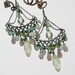 Green Amethyst Labradorite Moss Aquamarine Peridot Apatite Tsavorite Garnet Chandelier Earrings