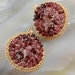 Reserved - Raspberry Pink Spinel Wire Wrapped Circle Earrings