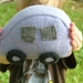 Felted Sweater Toy Car - Lavender - soft plush playful