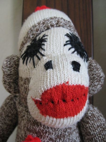 sock monkey large