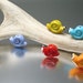 Loribeads - Snails- handmade glass lampwork beads