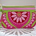 Clutch Wristlet Zipper Gadget Pouch Purse in Bohemian Splendor Made in the USA