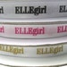 33 Yards of Custom Printed Satin Ribbon - Can be used for clothing labels, too - Any one color on your labels - all inks are permanent