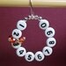 Stitch Marker - Swarovski Fire Opal Crystals - Originial Mighty Mini 10 Row Counter - US 10 - Item No. 472