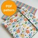 PDF Sewing Pattern - Picnic Pouch - Reusable, Wipeable, and Washable