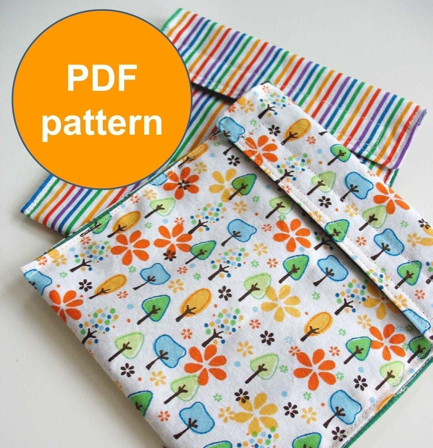 PDF Sewing Pattern Picnic Pouch Reusable Wipeable and