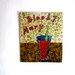 Bloody Mary, Original Fabric on wood art