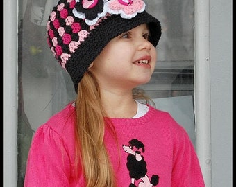 Boutique Style Cloche Hat Crochet Pattern