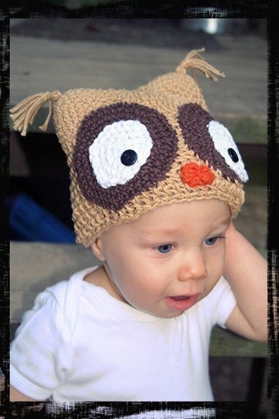 owl size toddler hat crochet pattern Owl tiptopapplesauce Crochet Amigurumi Pattern Animal by Hoot