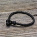 Black Kangaroo Leather Bracelet