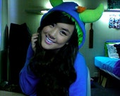 Customize Your (Big) Monster Hoodie  - Adult - monster hoodie, horned sweatshirt, custom jacket