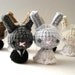 Custom Bride and Groom Moon Buns - Amigurumi Bunny Rabbits