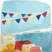 Bunting Mixed Media Oil Painting - Sentence 5