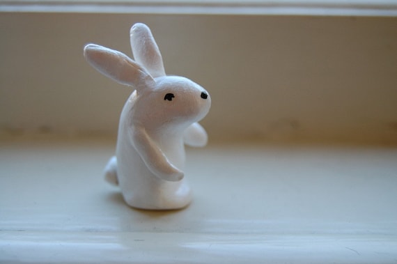 Arctic Hare CLAY Sculpture