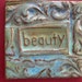 Beauty handmade earthenware tile