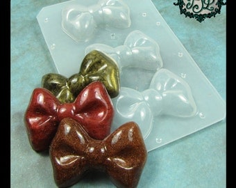resin MOLD Kawaii Decoden BOW Set of 3 also for polymer clay, pmc, plaster, soaps, and candles