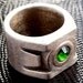 Green Lantern Ring - Youth or small size. Swarovski crystal.