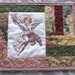 Angel Mug Rug 1 Art Quilt