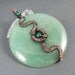 Insidious - Aventurine, Mountain Jade and Copper Pendant - CLEARANCE