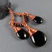 Necklace - Copper and Onyx - Shadows of Desire - CLEARANCE