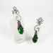 Ear Cuff - Copper and Green Crystal - Dark Desires