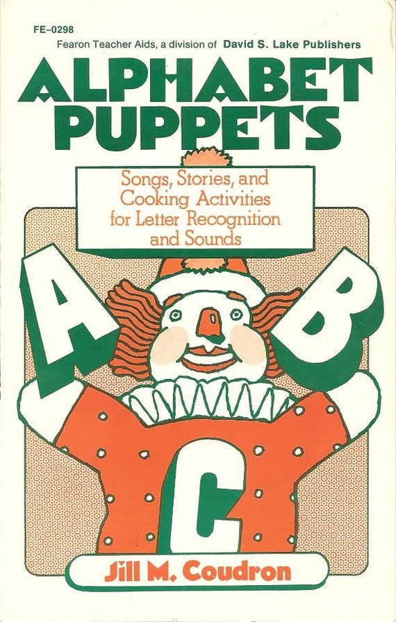 ALPHABET PUPPETS BOOK 1983 by readingwell on Etsy