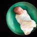 Organic Interlock Knit Baby Blanket - name personalized swaddle newborn photo prop gift nursing cover birth announcement monogram